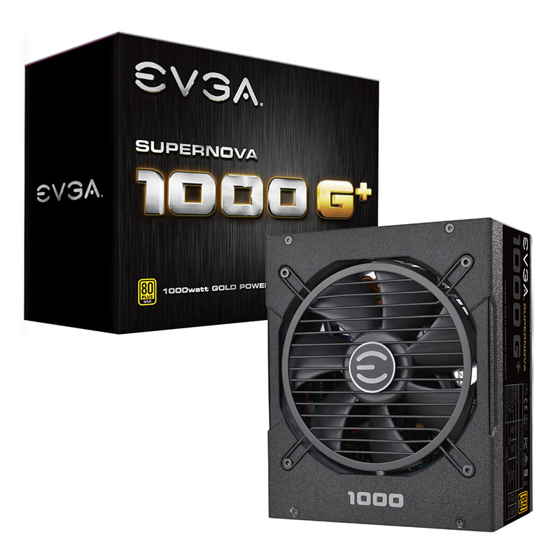 EVGA 1000 G+额定1000W全模组日系电容 ATX台式电源80PLUS
