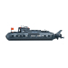 邦宝军事系列潜水艇立体拼图积木 大型潜水艇模型 6201