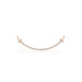 Tiffany&Co./蒂芙尼 18K玫瑰金镶钻微笑项链迷你号