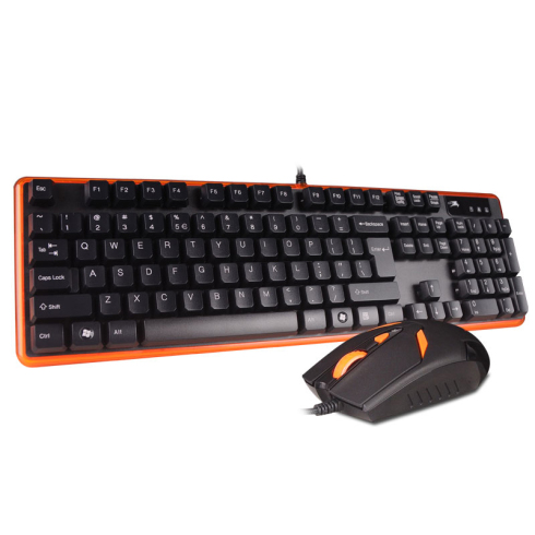 双飞燕K1700 有线键鼠套装游戏竞技发光背光网咖键盘鼠标套件