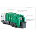 仿真工程车垃圾运输车模型环卫清洁车模型儿童玩具汽车