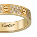 卡地亚/Cartier LOVE结婚戒铺镶钻石