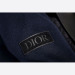 迪奥/Dior 海军蓝棉质撞色拼接毛衫