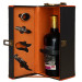 红酒盒子 鳄鱼纹高档单支皮质葡萄酒礼品盒1瓶装包装盒皮盒酒箱子