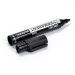 得力S552油性记号笔可加墨水黑色单头物流笔光盘笔不易褪色大头笔10支装