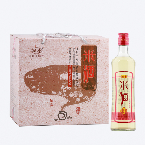 无锡江阴土特产米酒精品清醇型米酒 可配礼品盒10度500ml*1瓶/6瓶