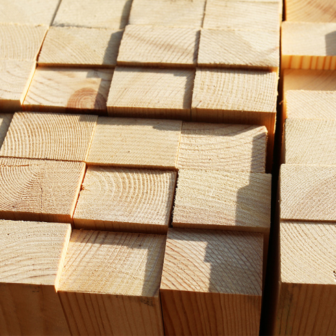 德丽斯30*40mm樟子松抛光实木木条原木方木块龙骨木架DIY手工材料 单价是1米的单价整根4米起售