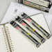 晨光文具0.5mm碳素黑学生考试中性笔芯 全针管签字笔替芯 水笔芯 20支/盒AGR640C3