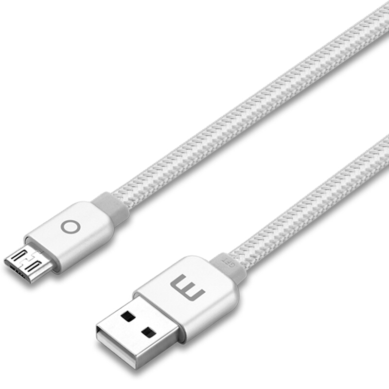 魅族 Micro USB金属数据线 手机充电线 安卓电源线 1.2米