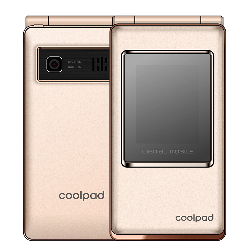 酷派（Coolpad）V66 老人机 双卡双待移动联通翻盖老年手机
