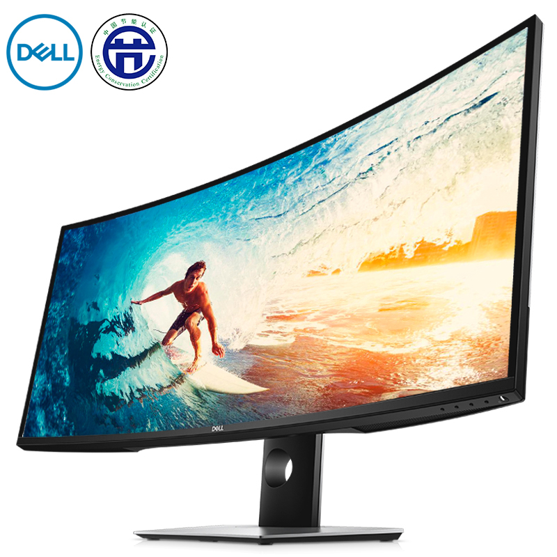 戴尔（DELL）U3818DW 37.5英寸影院级准4K高分辨率曲面 IPS屏 爱眼滤蓝光电脑显示器