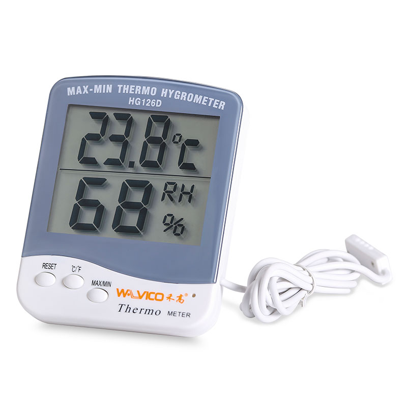 爬虫陆龟温湿度计探头室内外湿温度计立式电子高精度挂式干湿计表