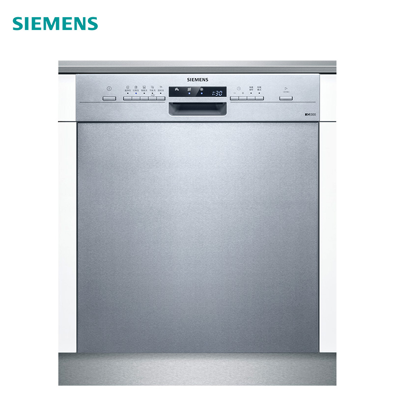 西门子 12套大容量 高温除菌消毒洗碗机 双重烘干 智能洗 洗碗机嵌入式家用 SJ435S01JC