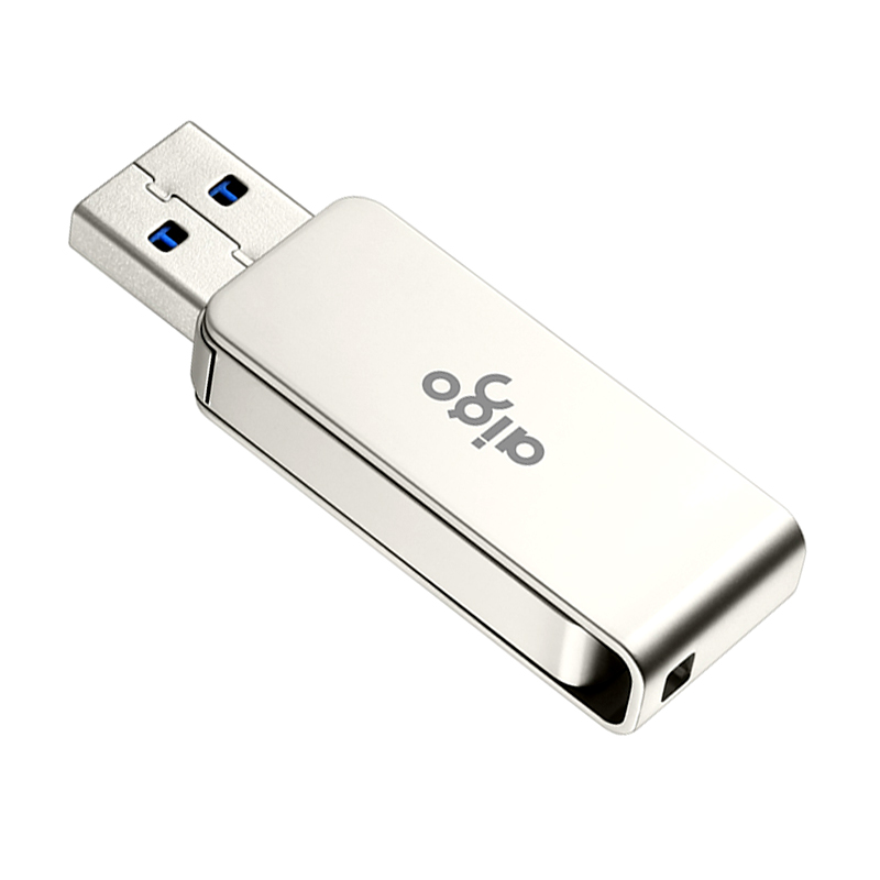 爱国者32GB USB3.0 U盘 U330金属旋转系列 银色 快速传输 出色出众