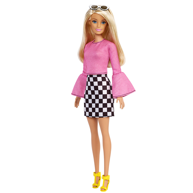 芭比 Barbie 儿童女孩娃娃玩具 芭比时尚达人之粉红淑女