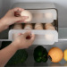 鸡蛋收纳盒家用厨房抽屉式保鲜盒储藏盒 双层盒子冰箱鸡蛋盒蛋托