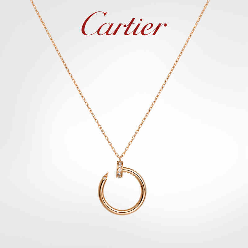 Cartier卡地亚Juste un Clou钉子系列玫瑰金 项链